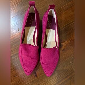 Alex Marie Women's Burgundy Loafers velvet
